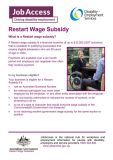 Restart Wage Subsidy cover image