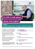 cover of Poster - National Disability Abuse and Neglect Hotline (The Hotline) 